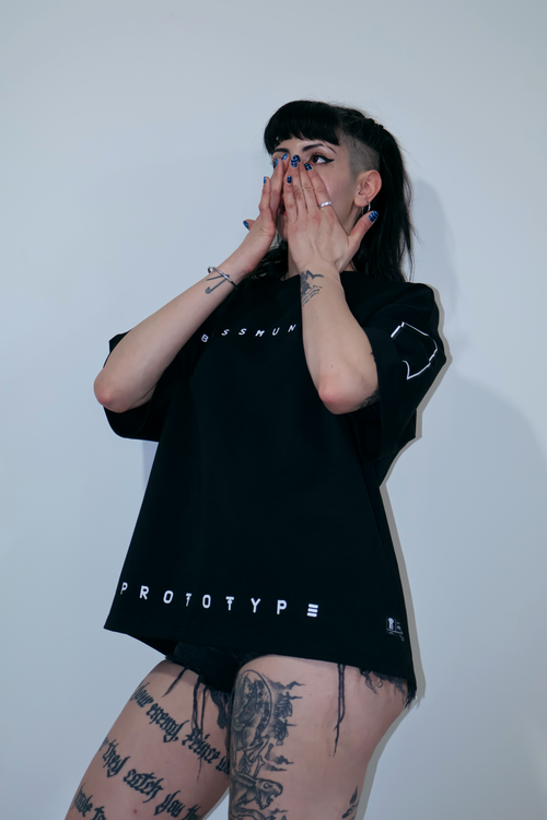 Prototype Tee — Midnight black