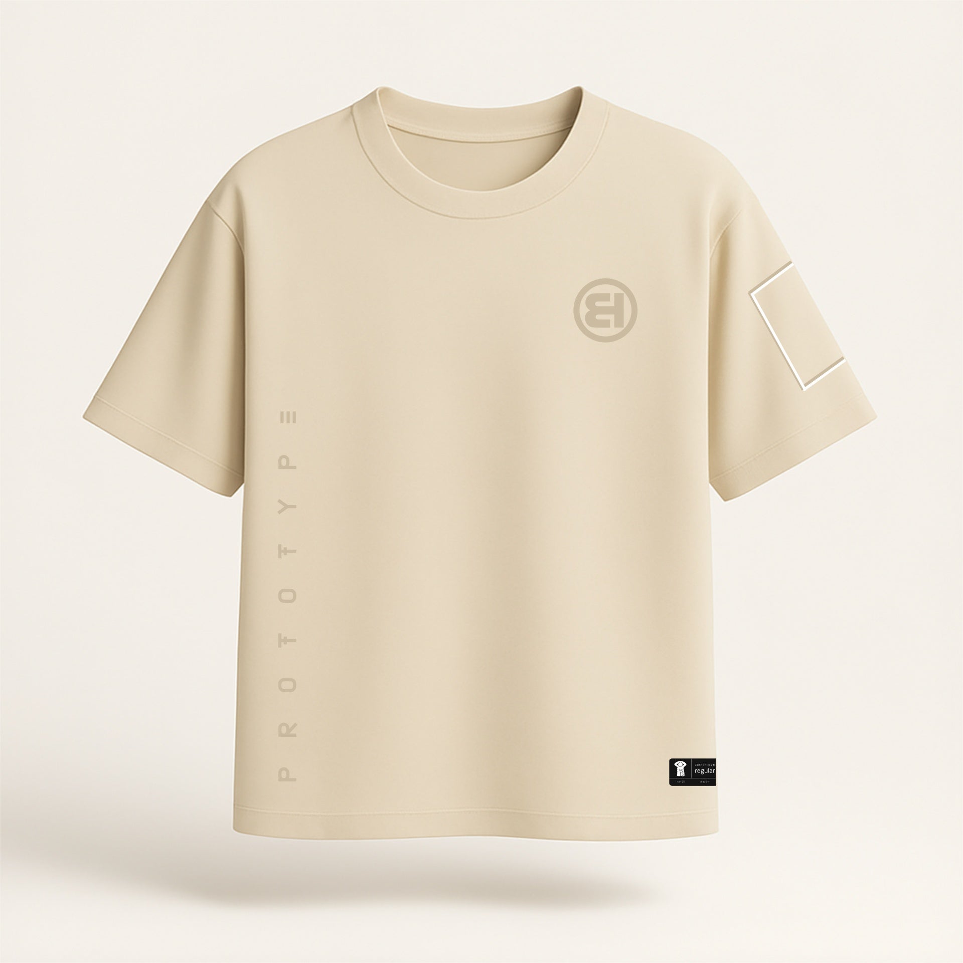 Basshunter Prototype Shirt Beige - Front
